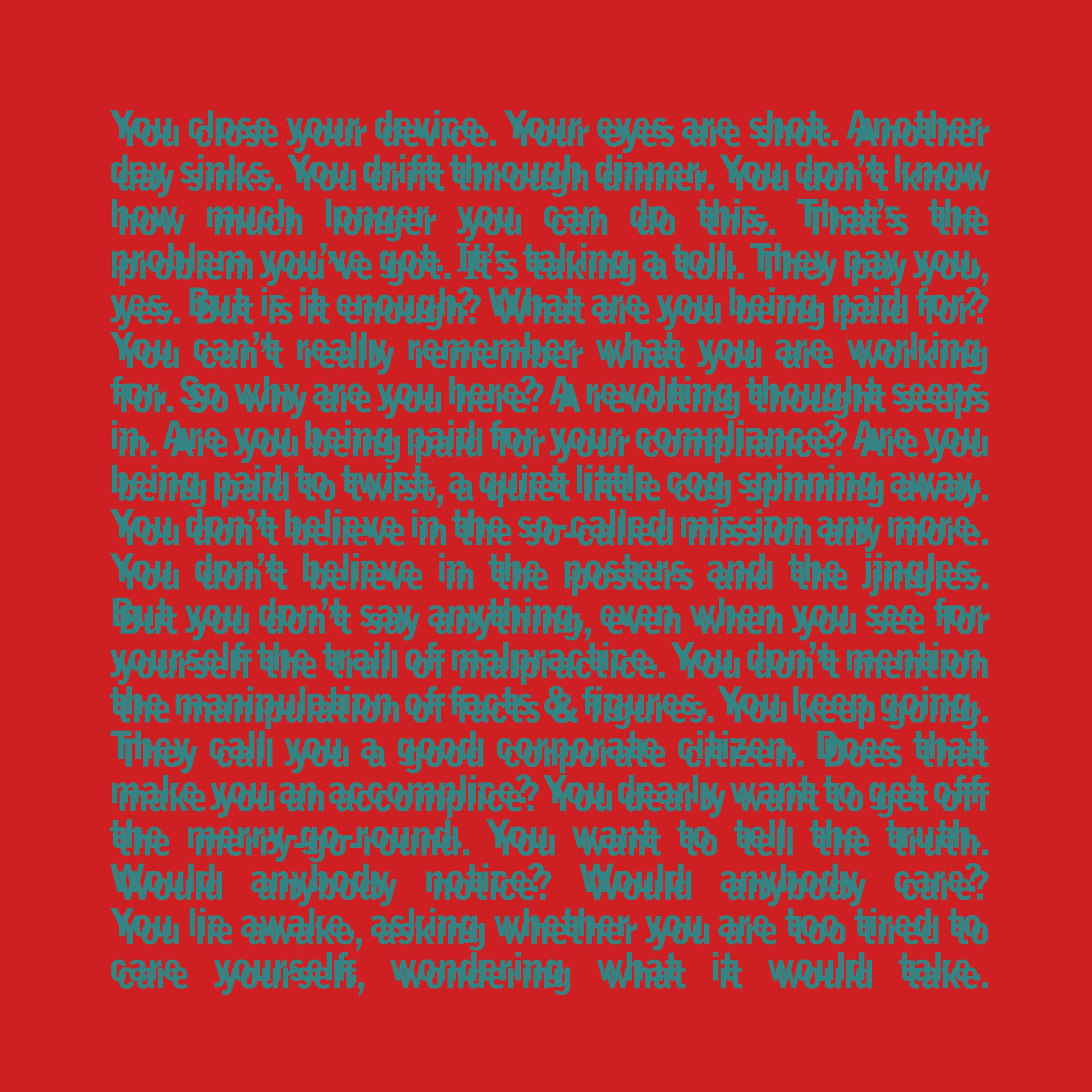 Alex Knell Text Print What It Would Take